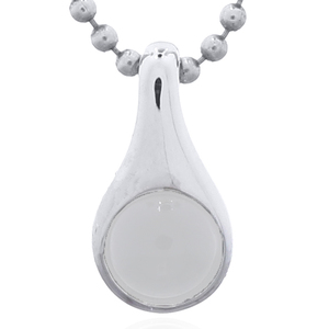 Pendentif en argent sterling 925 en forme de larme avec incrustation de nacre - Product Image 1