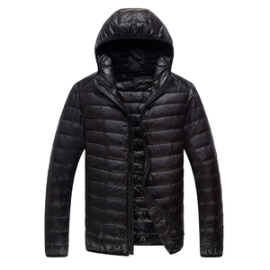 Stylish Solid Color Plus Size <b>Men's</b> Padding <b>Jackets</b> Customized Design Fashionable Hooded Padded <b>Jacket</b> For <b>Men</b> From BD - Product Image 1