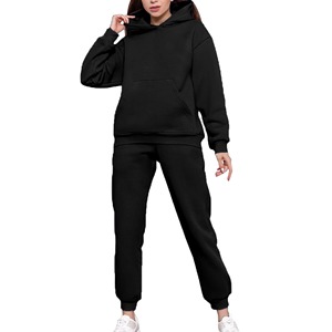 Dames en rose Survêtement Jogger Sweat Suit 2 Piece Hoodie Pants Set Tracksuit Jogging Womens Track Suits - Product Image 2