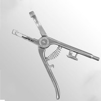 Kit chirurgical vétérinaire d'urgence pour chevaux et chiens, perceuse manuelle réutilisable, mandrin de serrage à une main, scalpel en acier inoxydable