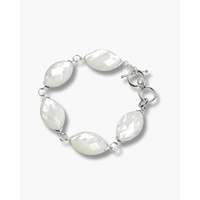 Bracelet à breloques marquise facetté, cadeau idéal
