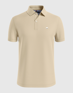 OEM de los hombres de peso pesado 100% de algodón de manga corta para Polo de alta calidad bordado transpirable Piqué diseño ecológico - Product Image 5