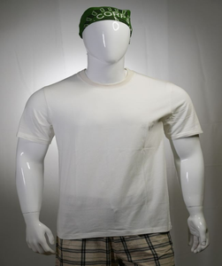 Camiseta de cuello redondo para hombre personalizable 100% algodón tamaño regular lavado color azul alta calidad peso pesado tejido sólido en blanco - Product Image 4