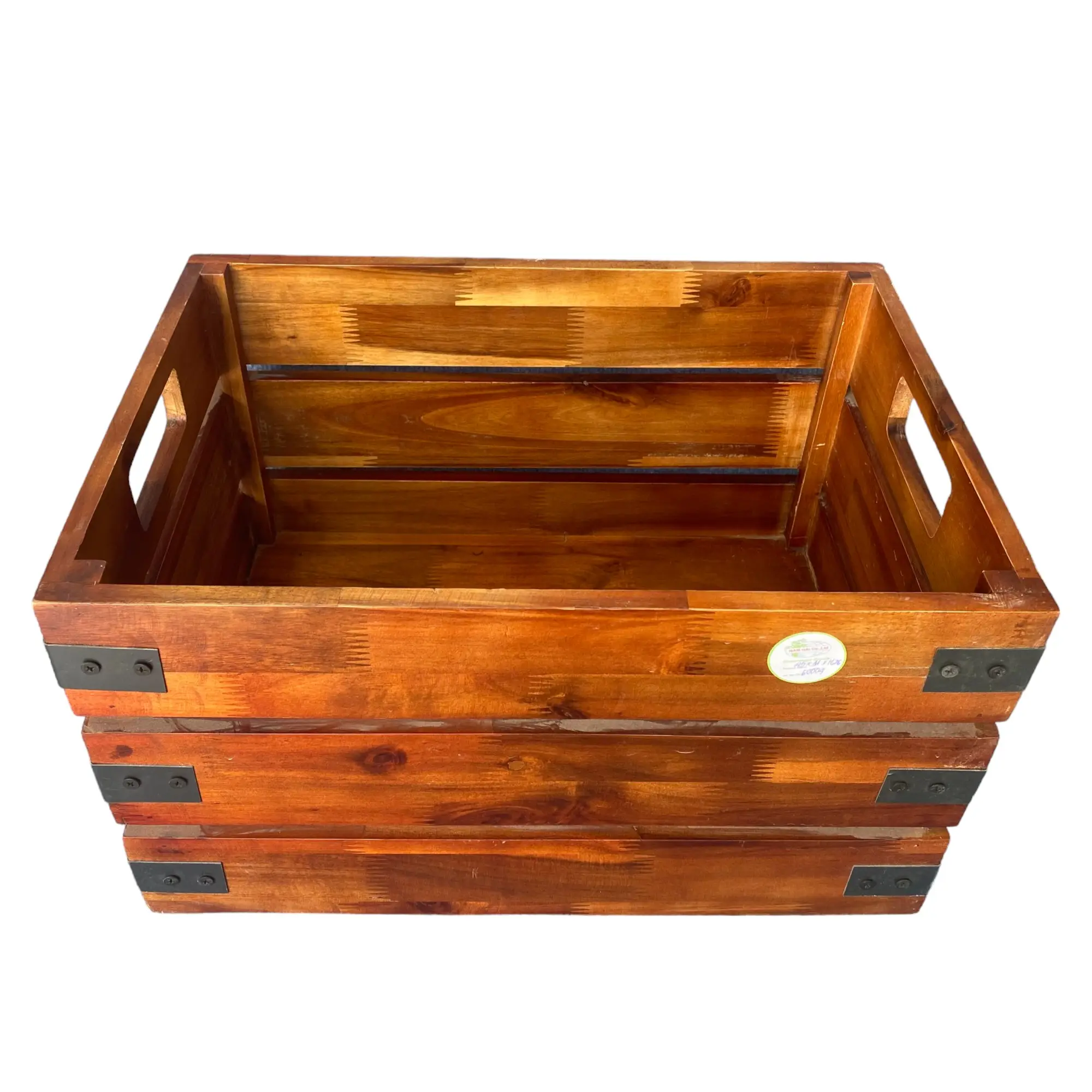 Wholesale Cheap Vintage Handmade Wooden Fruit And Vegetable Storage Boxes For Home Decoration From Vietnam Manufacturer