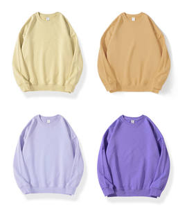 Sudadera de cuello redondo para hombre y mujer, unisex, de gran tamaño, logotipo OEM personalizado, sudadera informal sólida para hombre, sudaderas con capucha - Product Image 5