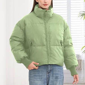 Abrigo Acolchado de Invierno para Mujer con Capucha, Chaqueta Acolchada Cálida con Forro Polar Suave, Ropa Exterior Aislante para Clima Frío - Product Image 6