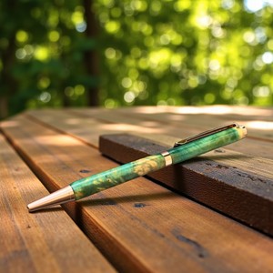 ปากกาลูกลื่นไม้0.7มม. สำหรับเป็นของขวัญขององค์กรชุดอำพันทำด้วยมือหรูหรา - Product Image 2