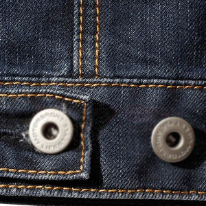 Vente en gros Nouveau design Vestes jeans unis à manches longues en coton pour hommes/Veste jeans de moto pour hommes - Product Image 5