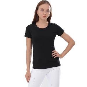 Camisetas de Verano Vintage para Mujer al por Mayor, Ecológicas, con Impresión de Logotipo Personalizado, 100% Algodón - Product Image 6