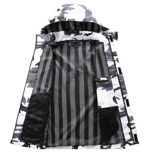 Custom Colors High Quality <b>Plus</b> <b>Size</b> Men's Softshell <b>Rain</b> <b>Jacket</b> Comfortable Waterproof Quick Dry Breathable Stand Collar for - Product Image 3