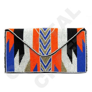 Patrón tribal personalizado con cuentas fiesta embrague noche bolso diseñador señoras bolsos de hombro monederos y bolsos de lujo fiestas - Product Image 4
