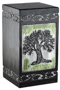 Urnes arbre de vie pour cendres humaines adulte, urnes de crémation en palissandre pour cendres, urne funéraire en bois une urne funéraire parfaite par AYAANS - Product Image 5