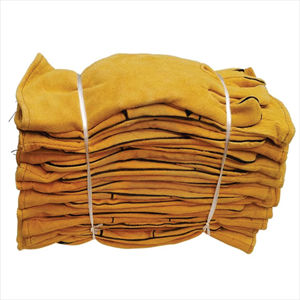 พรีเมี่ยมเกรดประสิทธิภาพสูง Cowhide แยกหนังถุงมือความปลอดภัยการทำงานหนังอุตสาหกรรมความปลอดภัยถุงมือทำงานสำหรับมือ - Product Image 3