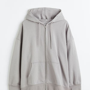 Sweat à capuche zippé en molleton lourd pour femmes avec logo personnalisé Sweatshirts vierges de haute qualité en gros pour la saison d'hiver - Product Image 5