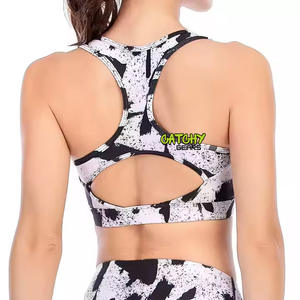 ชุดเล่นโยคะไร้ตะเข็บสำหรับผู้หญิงชุดบราและกางเกงเลกกิ้งสำหรับใส่เล่นกีฬาระบายอากาศได้ดีออกแบบได้ตามต้องการ - Product Image 4