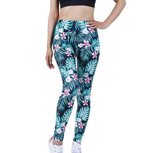 Nouveau Style sur mesure Sublimation Sport Yoga Pantalon Leggings Meilleure vente Prix femme taille haute Sublimation Leggings - Product Image 1