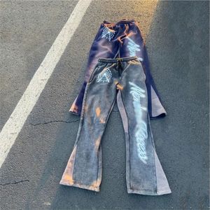 Rafel Mart Industries-Pantalon de survêtement vierge de haute qualité personnalisé pour hommes avec lavage à l'acide évasé - Product Image 5