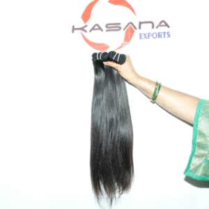 Extensions de cheveux humains indiennes 100 % vierges Remy, ondulées profondes, couleur naturelle, cuticules alignées, en dentelle complète, faciles à poser, vente en gros - Product Image 1