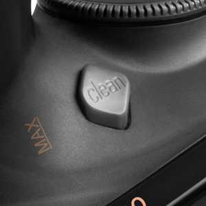 Ferro da stiro a vapore Dark River con piastra in acciaio inossidabile nero 2200W 260ml. (Haeger SI-220.015A) - Product Image 3