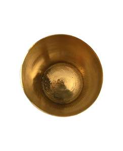 แก้วทองเหลืองทำด้วยมือขนาด300มล. ของ indianartvilla มีดีไซน์พิมพ์ลายด้วยเลเซอร์โค้ง - Product Image 2