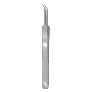 Pince à épiler d'extension de cils de qualité professionnelle de qualité supérieure couleur or pointe pointue acier inoxydable quantité minimale de commande bas - Product Image 5