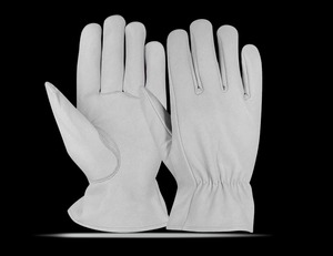 Gants de travail en cuir de vachette de qualité supérieure Protection durable des bras de la main avec caractéristiques de sécurité pour les conducteurs mécaniques - Product Image 3