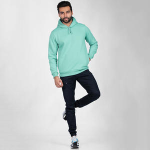 Sudadera con Capucha para Hombre, 100% Algodón, Lisa, con Logotipo Personalizado, Manga Larga, para Invierno - Product Image 2