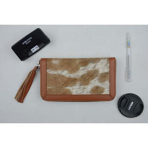LAXURA <b>Small</b> Genuine Cowhide <b>Wallet</b> RFID Anti-Theft Card Holder Zipper Closure Soft <b>Leather</b> Long Short Options Customizable Logo - Product Image 3