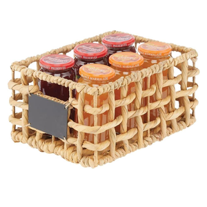 En gros écologique tissés à la main jacinthe d'eau garde-manger panier de rangement pour la cuisine salle de bains de Vietnam - Product Image 3