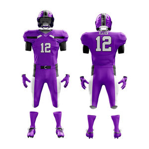 Uniforme de Fútbol Americano de Alta Calidad para Equipos, Tela Transpirable de Secado Rápido, Ropa Deportiva Estampada de Manga Corta - Product Image 1