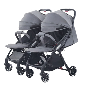 Cổ điển đôi pushchair cho cặp song sinh pram Xe đẩy em bé với cổ điển <span class=keywords><strong>TANDEM</strong></span> thiết kế - Product Image 3