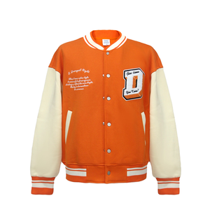 Blouson Bomber Universitaire d'Hiver pour Homme OEM - Broderie Chenille Imperméable Grande Taille en Fourrure de Mouton pour Sports de Plein Air et Baseball - Product Image 3