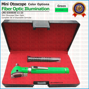 Otoscopio de Fibra Óptica Verde de Alta Calidad, el Mejor Material, Instrumento de Inspección de Oídos para Médicos - Product Image 5