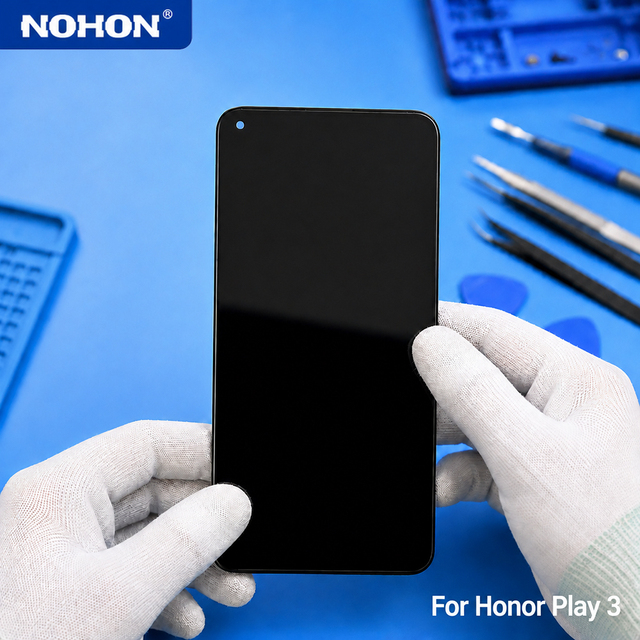 For Honor Play 3 LCD Display Touch Screen Digitizer Assembly HD 720P Black Replacement Repair Parts QC Tested No Frame