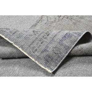 Alfombra turca Vintage 1,7X3,1 pies gris Beige lana hecha a mano área grande rectángulo Patchwork diseño para pasillo nuevo modelo" - Product Image 4