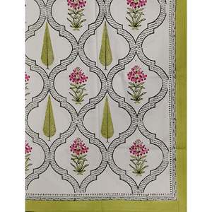 Sábanas Planas y Ajustables de Alta Calidad con Estampado de Bloques en Tamaños King, Queen y Twin para Uso en Dormitorios, Hoteles u Hospitales - Product Image 1