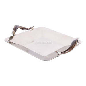 Élégant plateau de service de table pour mariage et restaurant forme et taille personnalisées plateau d'argenterie de bonne qualité pour les événements de mariage - Product Image 1