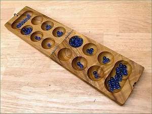 Plateau de Mancala en bois naturel, fait à la main, finition de qualité, prix direct usine - Product Image 2