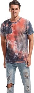 T-shirt à manches courtes 100% coton personnalisé 250gsm Sun Faded T-shirt de haute qualité rétro Tie Dye surdimensionné Vintage lavé unisexe HeavyT-shirt - Product Image 4