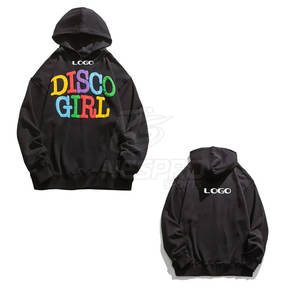 Último estilo de color sólido Puff impresión sudaderas con capucha al por mayor de los hombres personalizados Puff impresión sudaderas con capucha - Product Image 6