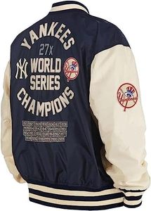 Chaqueta Bomber de Baloncesto para Hombre, Estilo NY Yankees, MA1, Liga de Béisbol, Vintage, Nueva York, Chaqueta Universitaria de Poliéster - Product Image 4