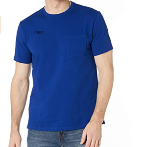 T-shirt col ras du cou à manches courtes pour homme, surdimensionné et lourd, livraison rapide quantité minimale de commande, vente en gros - Product Image 3