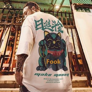 T-shirts graphiques pour hommes, conception personnalisée OEM, tee-shirt en coton pour la promotion et la vente au détail - Product Image 1