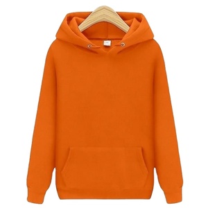 Nouveaux sweats à capuche pour femmes, mode hiver, couleur unie, prix abordable, vente en gros, logo personnalisé OEM, 100% coton, best-seller, orienté export - Product Image 4
