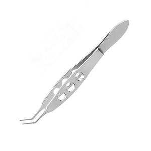Forceps Kalman en acier allemand poli, à dents angulaires 1x2 de 0,12 mm, avec pince de ligature, prix de gros - Product Image 3