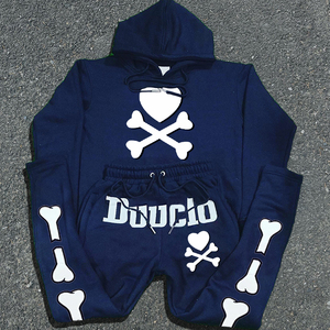 Conjunto de Sudadera con capucha transpirable para hombre, conjunto de dos piezas de punto, proveedor OEM, chándal personalizado, ropa deportiva para correr - Product Image 4