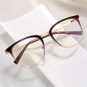 Gafas de Metal Vintage Unisex de Moda 2019, Monturas de Gafas, Gafas Ópticas Ovaladas para Mujer - Product Image 2