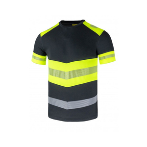 Vente en gros de t-shirts de sécurité pour hommes t-shirts réfléchissants haute visibilité à manches longues pour travaux de construction de classe haute visibilité pour hommes - Product Image 1