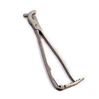Émasculateur courbé Serra en acier inoxydable allemand pour insémination vétérinaire, pince de castration 31 cm, émasculateur Sand, ISO CE