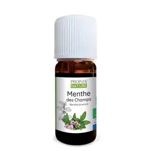 Óleo essencial de hortelã-mentha arvensis-óleo essencial certificado orgânico-10 ml